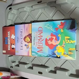 Disney-themed hardcover storybooks: 101 Dalmatians The Lion King Little Mermaid